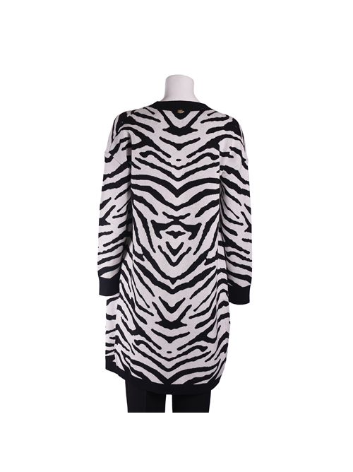 CARDIGAN LUNGO FANTASIA NERO ALV DONNA a/i ALVIERO MARTINI | 007/ALVNERO